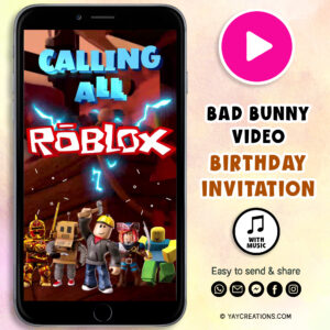 roblox birthday invitation video 1