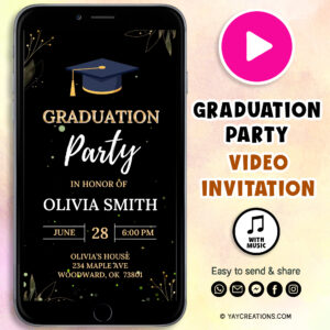 graduation party invitation video 1