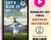 messi birthday invitation video 1